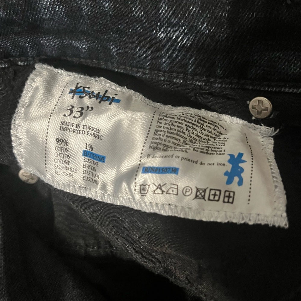 Ksubi Jeans , Size 33’, Navy Blue